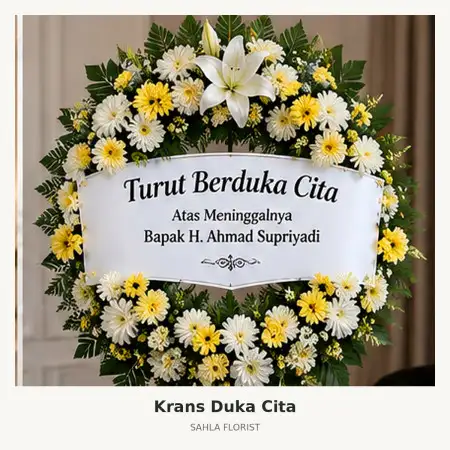 Krans Bunga Duka Green Lake City